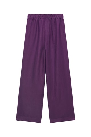 Pantalon en lin - Violet