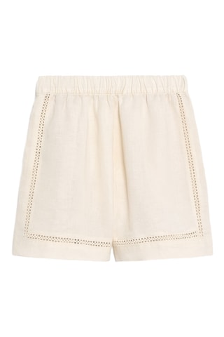 Short en lin - Ecru