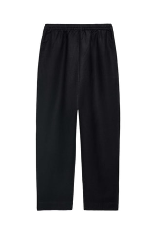 Pantalon en lin - Noir