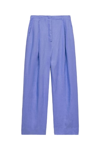 Pantalon en lin - Mauve