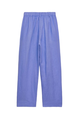 Pantalon en lin - Mauve