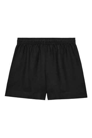 Short en lin - Noir