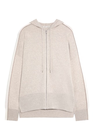 Sweat à capuche - Gris chiné