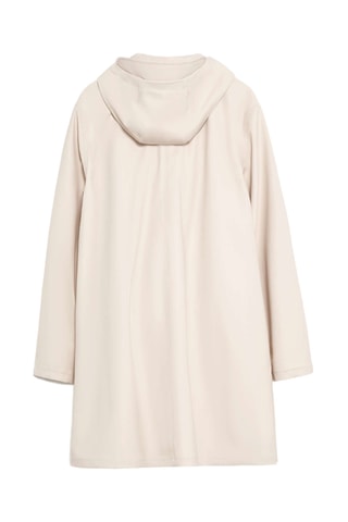 Imperméable à capuche - Ecru