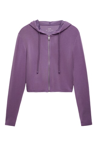 Sweat à capuche - Violet