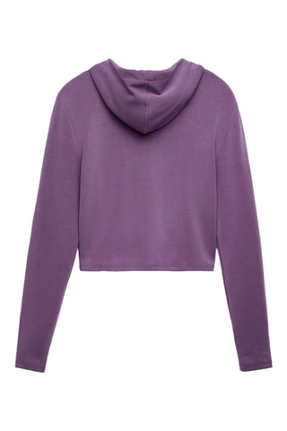 Sweat à capuche - Violet