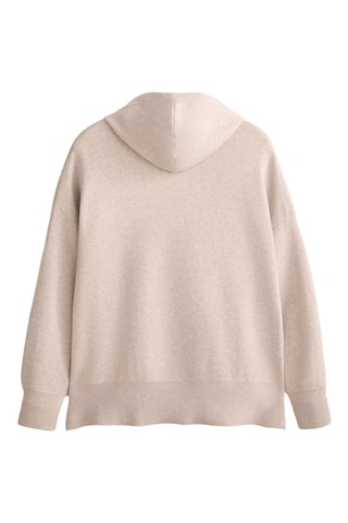 Pull à capuche - Ecru