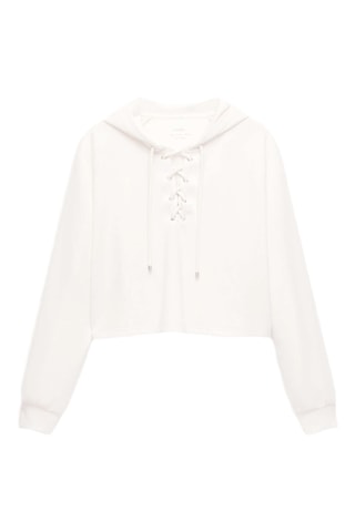 Sweat à capuche - Blanc