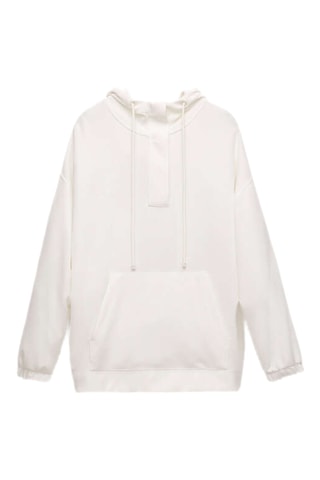 Sweat à capuche - Blanc