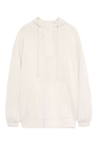 Sweat à capuche - Ecru