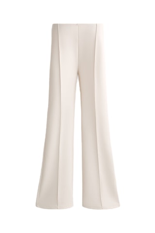 Pantalon taille haute - Ecru