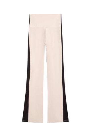 Pantalon taille haute - Ecru
