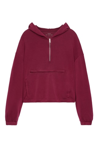 Sweat à capuche - Bordeaux