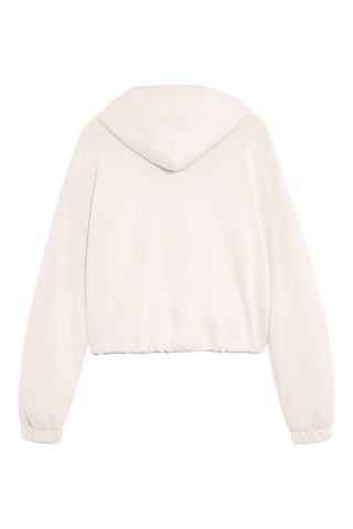 Sweat à capuche - Ecru