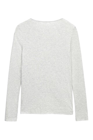 T-shirt - Gris clair chiné