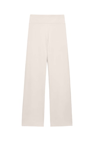 Pantalon taille haute - Ecru