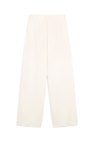 Pantalon taille haute - Ecru