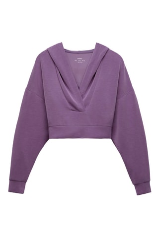Sweat à capuche - Violet