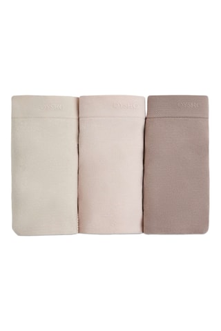 3 culottes - Beige et rose