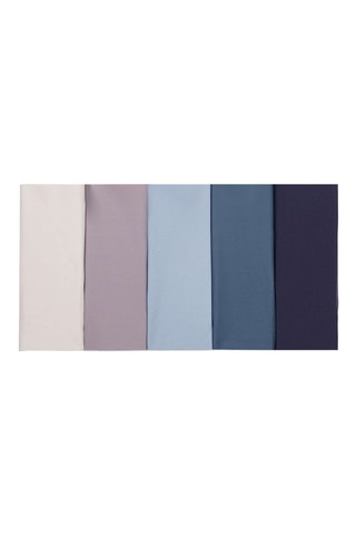 5 culottes - Violet et ciel