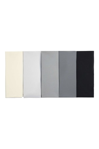 5 culottes - Gris et noir