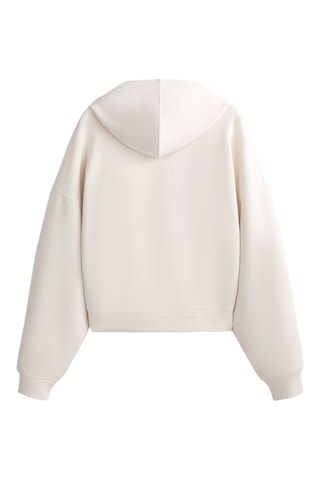 Sweat à capuche - Ecru