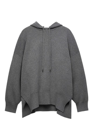 Sweat à capuche - Gris chiné
