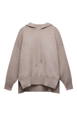 Sweat à capuche - Taupe