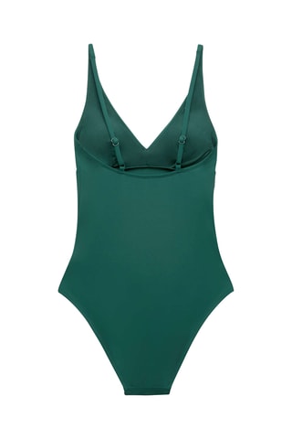 Maillot 1 pièce - Vert foncé