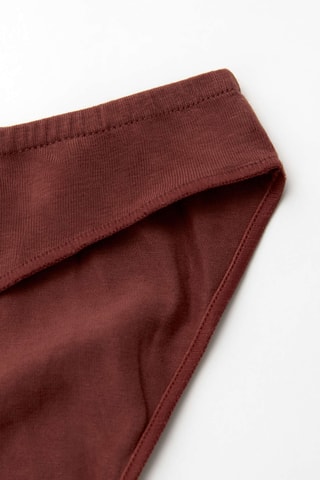 7 culottes - Blanc, rose et rouge brique