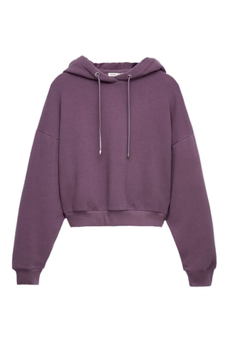 Sweat à capuche - Mauve