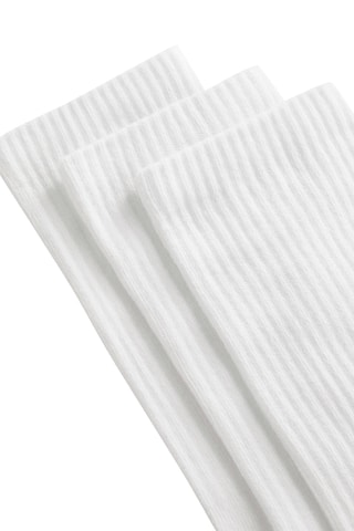 3 paires de chaussettes - Blanc