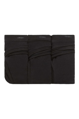 3 tangas - Noir