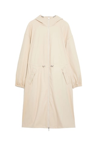 Imperméable à capuche - Beige