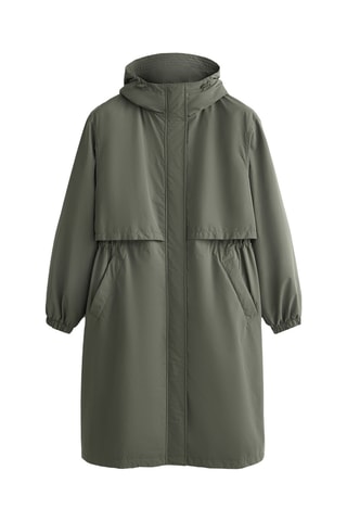 Imperméable à capuche - Kaki