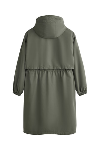 Imperméable à capuche - Kaki