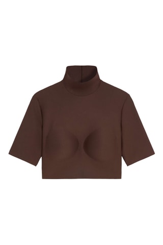 Crop top - Marron foncé