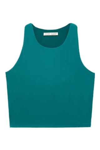 Crop top - Vert émeraude