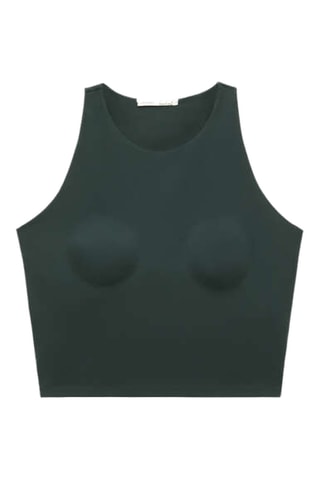 Crop top - Bleu canard
