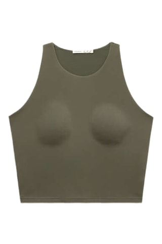Crop top - Kaki