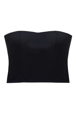 Crop top bustier - Noir