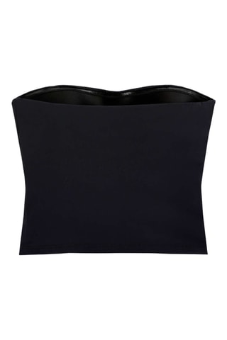Crop top bustier - Noir