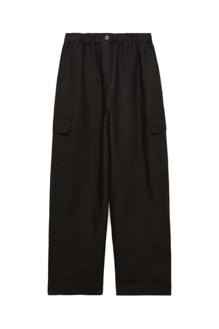 Pantalon en lin - Noir