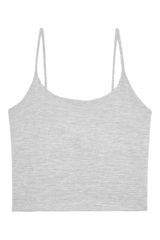 Crop top - Gris chiné