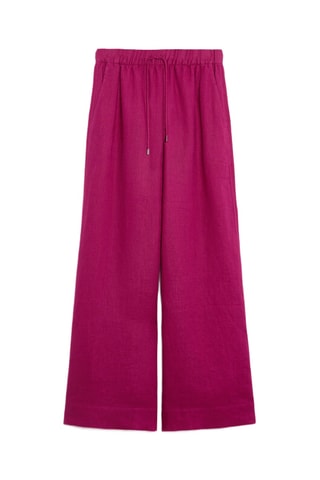 Pantalon en lin - Fuchsia
