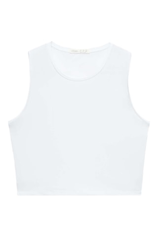 Crop top - Blanc