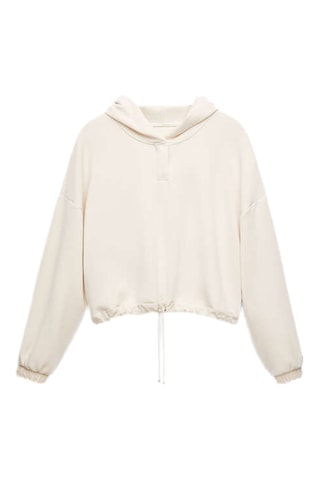Sweat à capuche - Beige