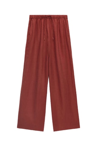 Pantalon en lin - Marron