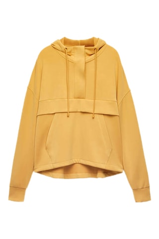 Sweat à capuche - Moutarde