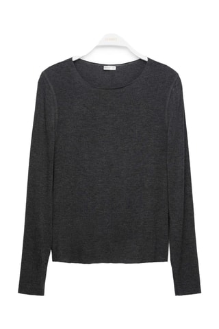 T-shirt de pyjama - Gris foncé chiné